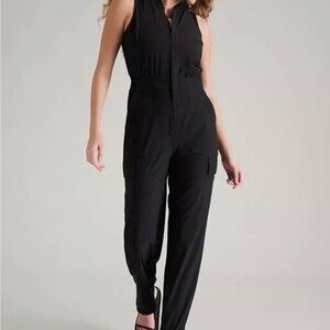 Athleta Brooklyn Utility Jumpsuit Black